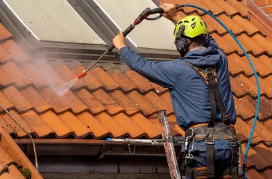 Démoussage et hydrofuge de toiture à Vairé